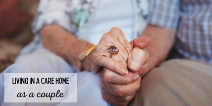 Care Home image of hand holding