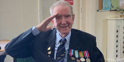 100th birthday bash for WWII hero