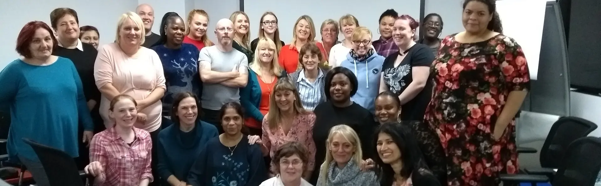 Greensleeves Care Team Members at an award ceremony