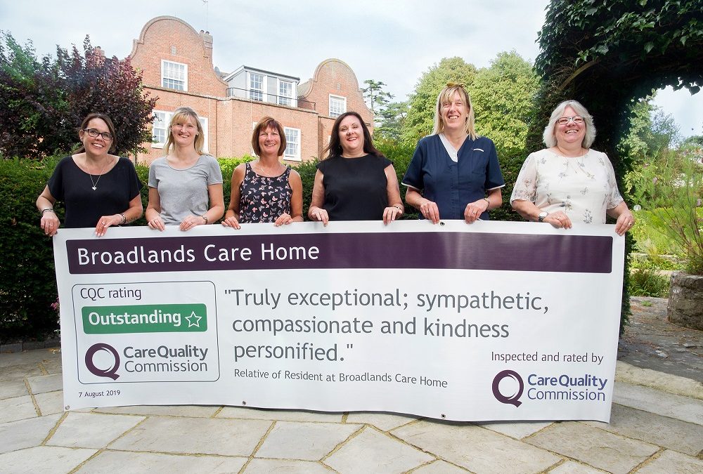 Broadlands Care Home in Oulton Broad rated Outstanding by CQC