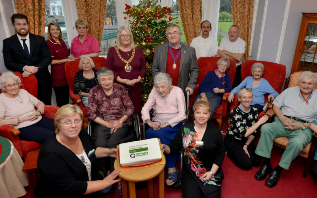 Celebrating Good CQC Rating at Grosvenor House Care Home