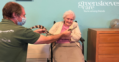 ‘Marvellous’ crocodile experience at local care home