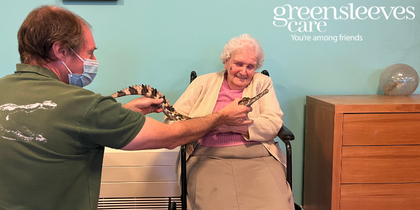 ‘Marvellous’ crocodile experience at local care home